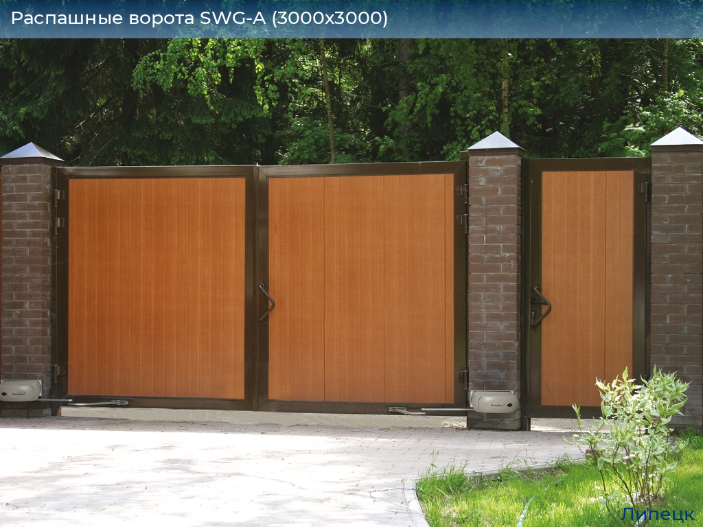 Распашные ворота SWG-A (3000х3000), lipetsk.doorhan.ru